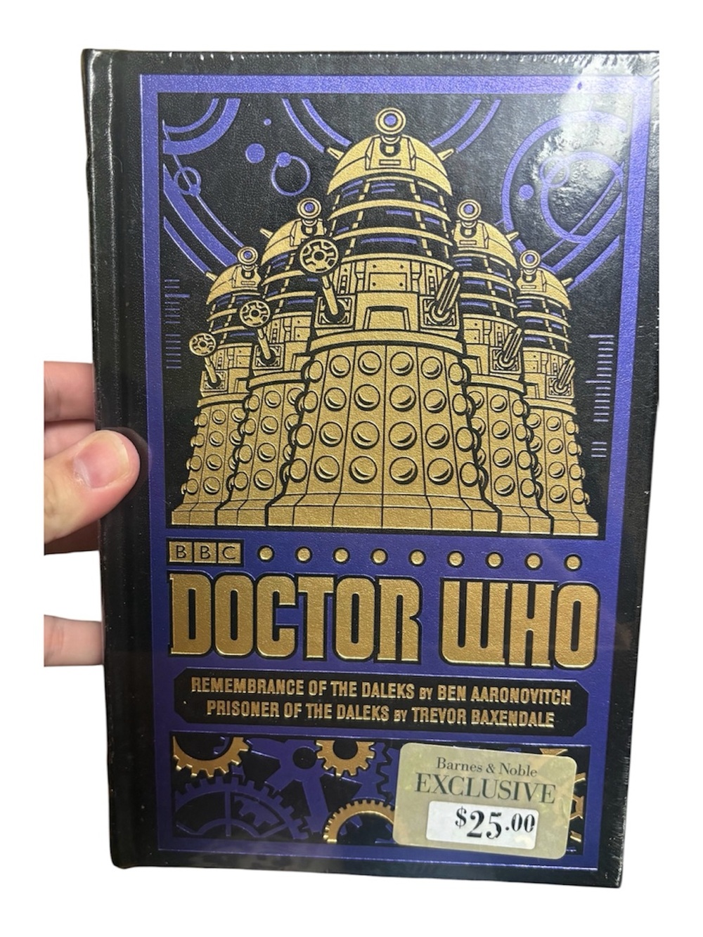 Sealed Doctor Who Hardcover Gold & Purple Dalek Cover (BBC)